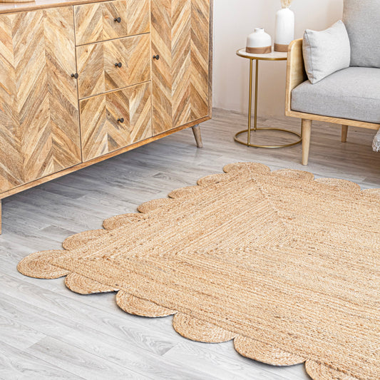Scallop Jute Rug