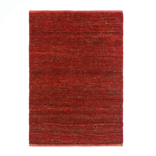 Boho Handcrafted loop Jute Area Rug, Rustic Chunky Braided Floor Mat