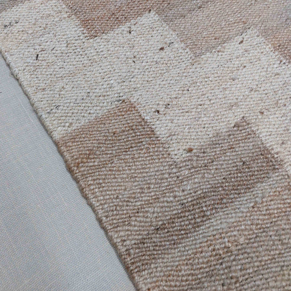 Handwoven Jute Rug 4X6 ft - Living Room Rug, Eco-Friendly Natural Fiber, Vintage Flat weave Hemp Stair Rug