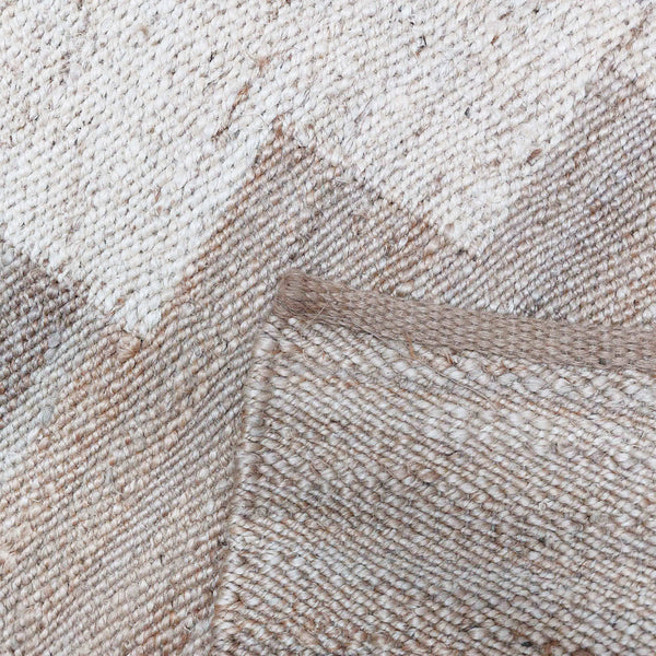 Handwoven Jute Rug 4X6 ft - Living Room Rug, Eco-Friendly Natural Fiber, Vintage Flat weave Hemp Stair Rug