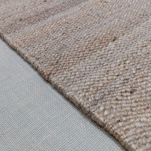 Handwoven Jute Rug 4X6 ft - Living Room Rug, Eco-Friendly Natural Fiber, Vintage Flat weave Hemp Stair Rug
