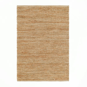 Natural Chunky Pebble Loop Rug, Handmade Jute Area Rug, Scandinavian Home Decor, Modern Living Room Rug