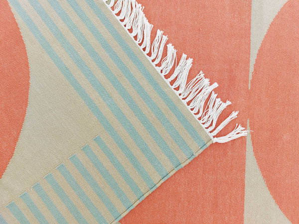 Chanda Handwoven Cotton Dhurrie Rug