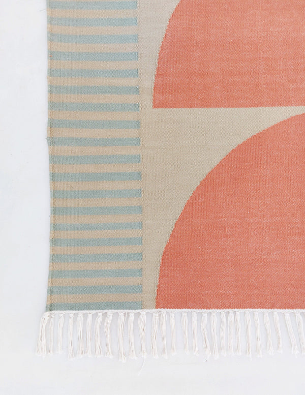 Chanda Handwoven Cotton Dhurrie Rug