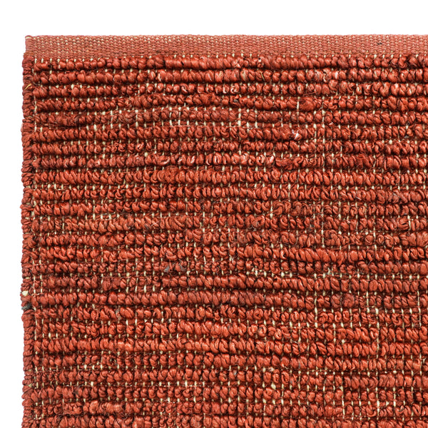 Boho Handcrafted loop Jute Area Rug, Rustic Chunky Braided Floor Mat