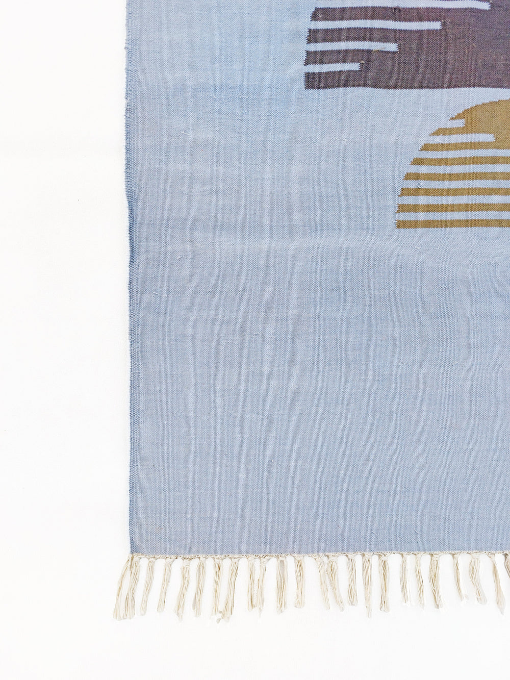Deep Handwoven Cotton Area Rug