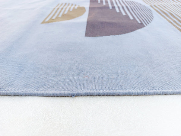Deep Handwoven Cotton Area Rug