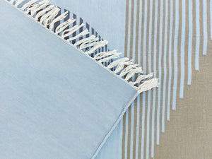 Deep Handwoven Cotton Area Rug