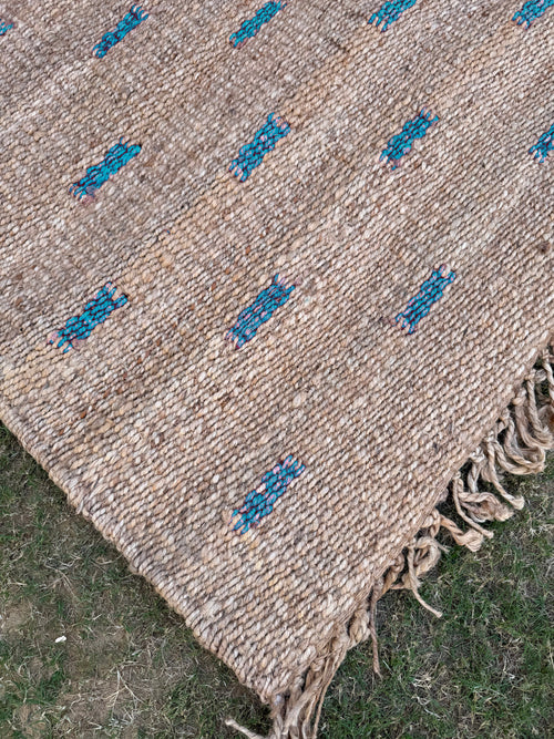 9X12 Natural Fiber Hemp Jute Rug, Handmade Area Rug For Living Room Decor, Sustainable