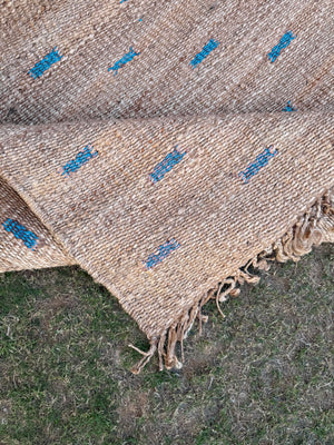 9X12 Natural Fiber Hemp Jute Rug, Handmade Area Rug For Living Room Decor, Sustainable