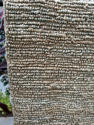 Handwoven Pebble Rug, Chunky Loop Rug, Natural Fiber Area Rug, Bohemian Decor