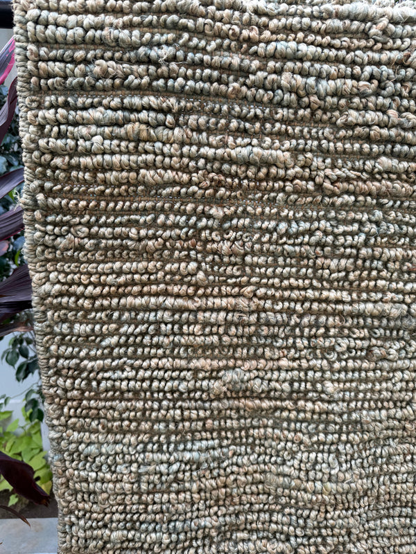 Handwoven Pebble Rug, Chunky Loop Rug, Natural Fiber Area Rug, Bohemian Decor