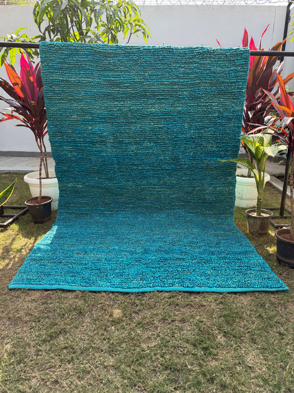 Handwoven Rug, Chunky Textured Loop Rug, Handmade Area Jute Hemp Rug for Living Room, Bedroom, Cozy Modern Home Decor