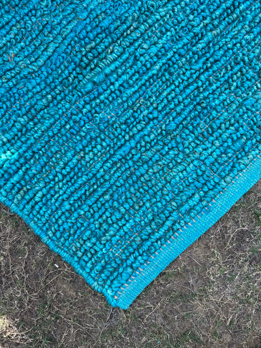 Handwoven Rug, Chunky Textured Loop Rug, Handmade Area Jute Hemp Rug for Living Room, Bedroom, Cozy Modern Home Decor