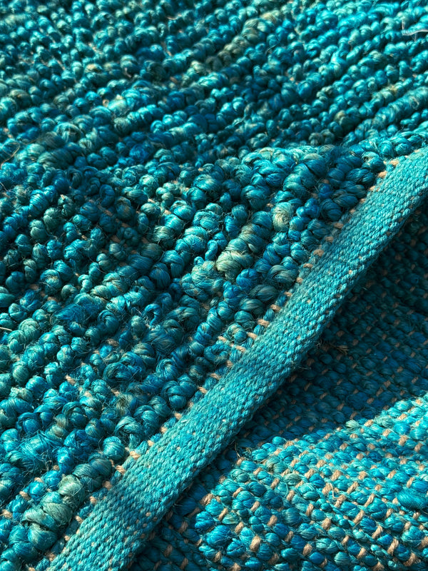 Handwoven Rug, Chunky Textured Loop Rug, Handmade Area Jute Hemp Rug for Living Room, Bedroom, Cozy Modern Home Decor