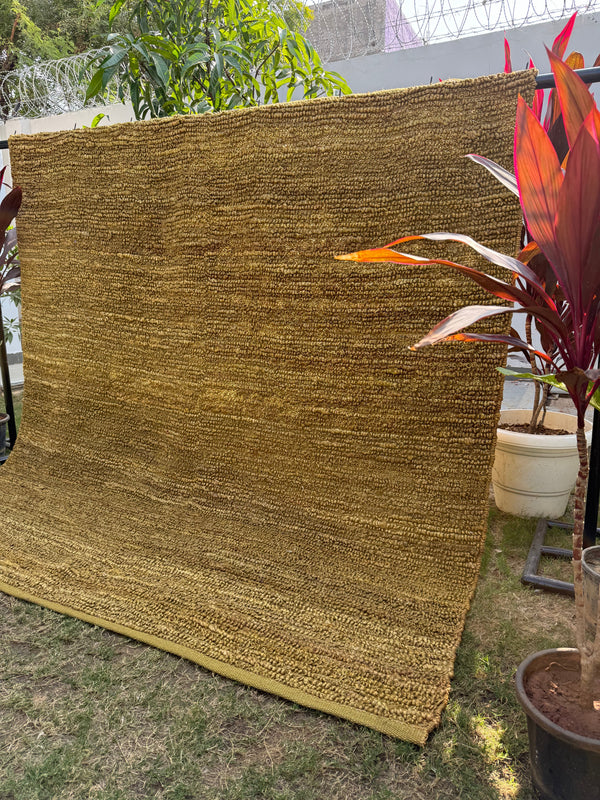 Modern Jute Loop Area Rug, Rustic Bohemian Hemp Rug, Home & Living Room, Farmhouse Rug