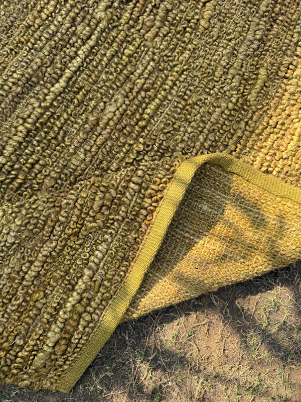 Modern Jute Loop Area Rug, Rustic Bohemian Hemp Rug, Home & Living Room, Farmhouse Rug