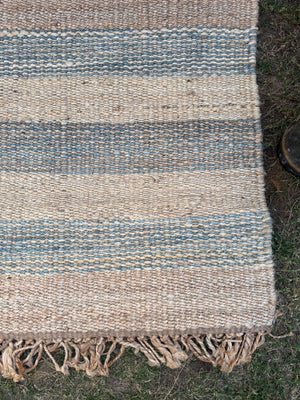Stair Runner Rug, Handmade Striped Boho Decor Area Rug, Sustainable