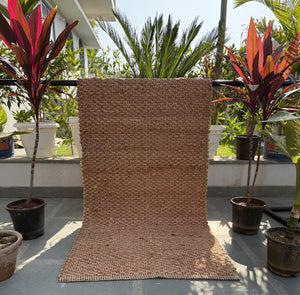 Handmade Chunky Braided Jute Rug- Natural Woven Textured Area Rug 80X160cm