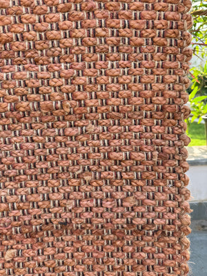 Handmade Chunky Braided Jute Rug- Natural Woven Textured Area Rug 80X160cm