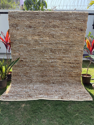 Chunky Jute Rug, Natural Textured Handmade Area Rug, Boho Decor