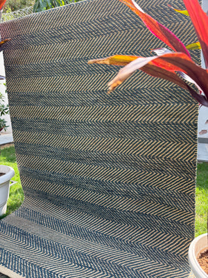 Chevron Handwoven Jute Rug, Modern Farmhouse Geometric Area Rug 4X6