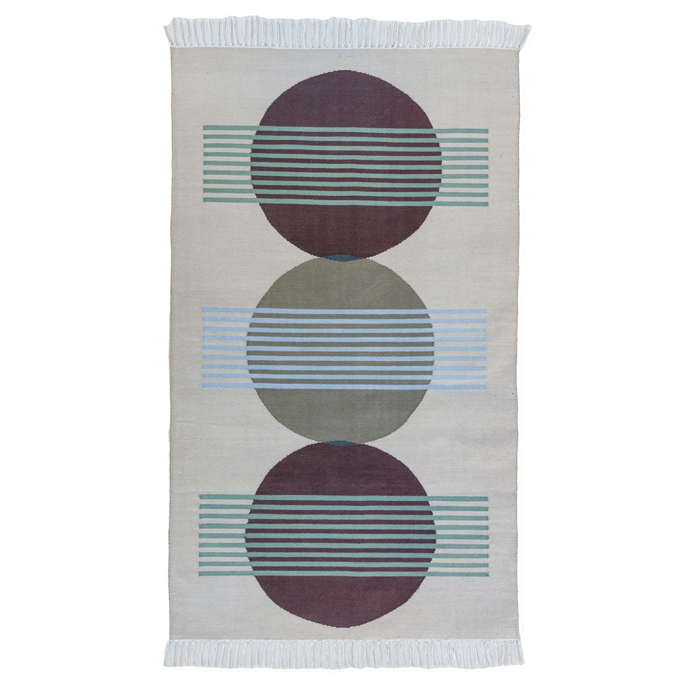 Vrit Cotton Dhurrie Area Rug