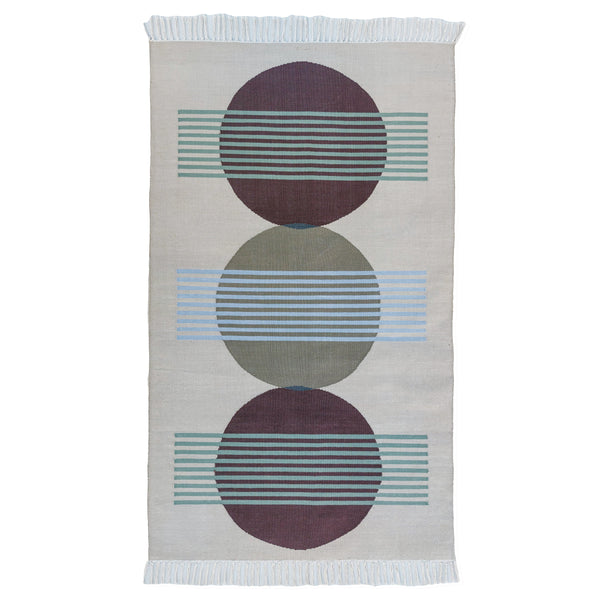 Vrit Cotton Dhurrie Area Rug