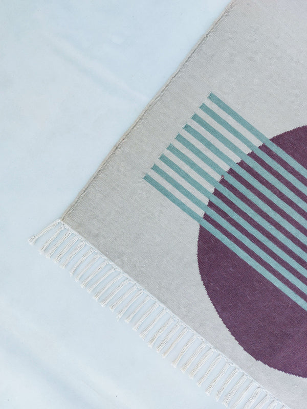 Vrit Cotton Dhurrie Area Rug