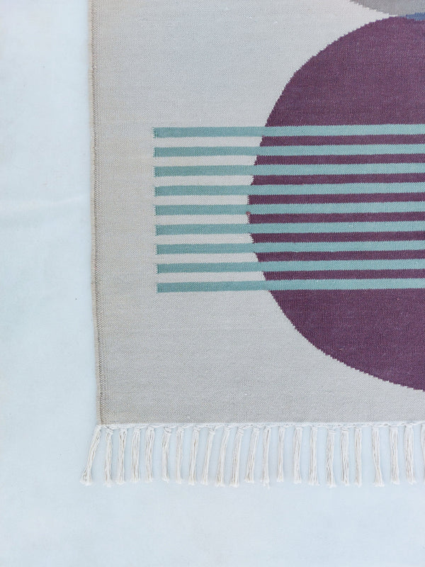 Vrit Cotton Dhurrie Area Rug