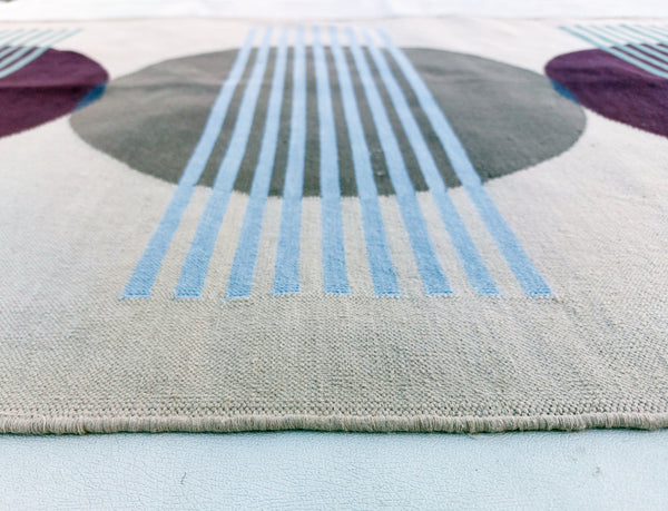 Vrit Cotton Dhurrie Area Rug